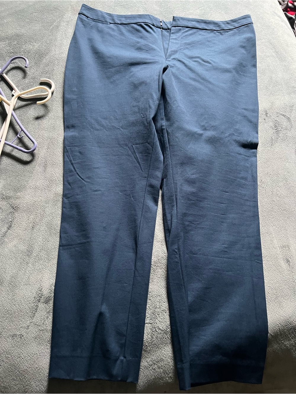 a new day Teal-Blue Stretch crop pants